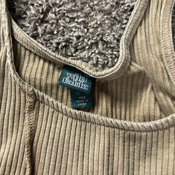 XXS Brown Crop Tank - Picture 3 of 3